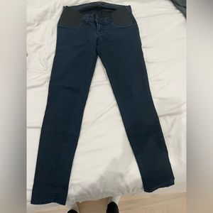 J Brand Mama J Skinny Maternity Blue Jeans in Fleeting Size 26